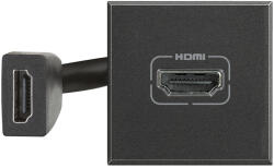 BTicino Priza conector HDMI Axolute Bticino 2M antracit HS4284 (HS4284)