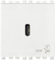 Vimar Priza USB tip C PD 30W 2M Vimar Arke alb 19298. B (19298.B)