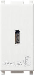 Vimar Priza USB tip C 25W 1M Vimar Plana alb 14292. C. 25 (14292.C.25)