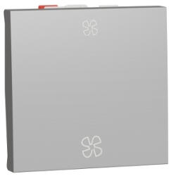 Schneider Electric Comutator cu doua cai control ventilator 2M Schneider Noua Unica aluminiu NU320330VMC (NU320330VMC)