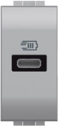 Legrand Priza USB 1M Tip C 5-9-12V Living Light Bticino aluminiu NT4192C (NT4192C)