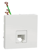 Schneider Electric Priza telefon RJ12 2M Schneider Noua Unica alb NU349718 (NU349718)