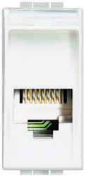 Legrand Priza telefon RJ11 Living Light Bticino 1M alb N4258 11N (N4258/11N)