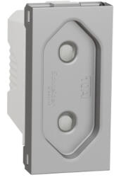 Schneider Electric Priza simpla standard europran 1M Schneider Noua Unica aluminiu NU303130 (NU303130)
