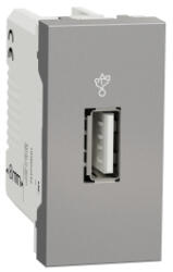 Schneider Electric Priza USB date 1M Schneider Noua Unica aluminiu NU342930 (NU342930)