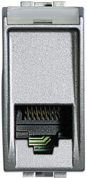 Legrand Priza telefon RJ11 Living Light Bticino 1M aluminiu NT4258 11N (NT4258/11N)