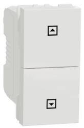 Schneider Electric Intrerupator jaluzele cu revenire 1M Schneider Noua Unica alb NU310718SC (NU310718SC)