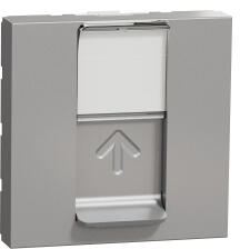 Schneider Electric Priza RJ45 CAT5 UTP 2M Schneider Noua Unica aluminiu NU341130 (NU341130)