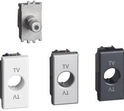 Legrand Priza TV tip F Axolute Bticino 1M alb aluminiu antracit H4202F (H4202F)