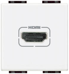Legrand Priza conector HDMI Living Light Bticino 2M alb N4284 (N4284)