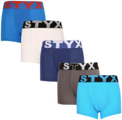 Styx 5PACK boxeri pentru copii Styx elastic sport multicolor (5GJ9681379) 6-8 ani (173524)