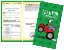  Bizonyítvány - Traktor vezetői engedély - Ajándék traktor vezetőknek (BIZ092)