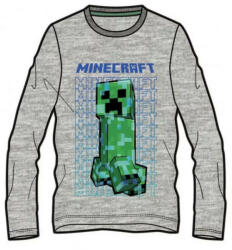 Fashion UK Minecraft gyerek hosszú ujjú póló felső grey creeper 12 év (85FKC54793A12)