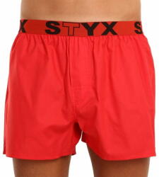  Styx Piros férfi klasszikus boxeralsó sport gumi (B1064) - méret XL