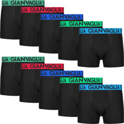 Gianvaglia 10PACK fekete Gianvaglia férfi boxeralsó (021) 3XL