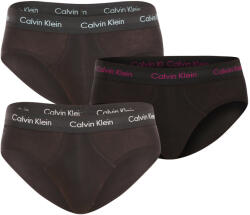 Calvin Klein 3PACK Fekete Calvin Klein férfi slip alsónadrág (U2661G-H50) S
