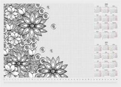 Panta Plast Semn de carte, A3, 410x297 mm, color, PANTA PLAST, floare (0318-0068-99)