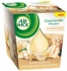 Air Wick Lumânare Air Wick - Vanilie și zahăr brun 105g (5997321756387)