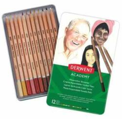 Derwent Set de creioane acuarelă, DERWENT "Academy", 12 culori diferite (2300386)