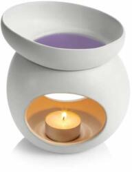 Tescoma FANCY HOME Lampă de aromă cu pietre pentru ceară parfumată, albă (906340.11)