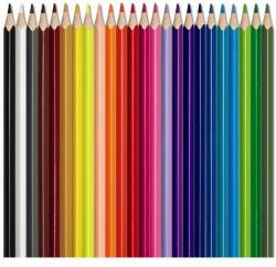 Maped Set de creioane acuarelă, triunghiular, cu pensulă, MAPED Color Peps, 24 de culori diferite (836013)