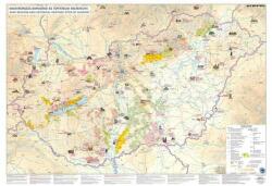 Stiefel Broșură, față-verso, STIEFEL Topografia Ungariei/Harta vinului (DUO387717K)