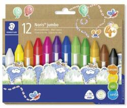 STAEDTLER Creioane colorate, groase, triunghiulare, STAEDTLER "Noris® jumbo 228 14", 12 culori diferite (228 14 C12)