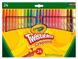 Crayola Crayoni de ceară Crayola Wax cu răsucire 24pcs (52-8501)
