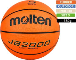 Molten Minge baschet Molten JB2000-L marime 5, cauciuc, light 380 gr (B5C2000-L)