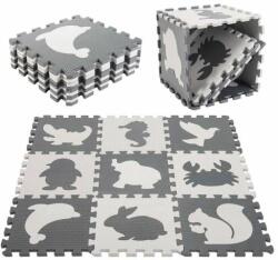 KIK Ikonka Burete puzzle 85x85cmx1cm (9buc) #grey (KX5207)