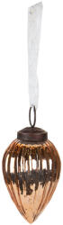 Clayre & Eef Set 8 globuri sticla aurie brad 6x10 cm (6GL4021)