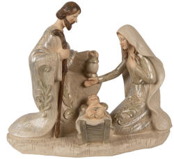 Clayre & Eef Figurine Nasterea Domnului polirasina bej 27x13x23 cm (6PR3930)