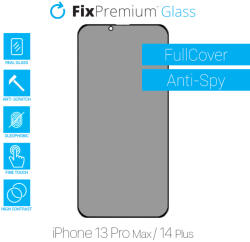 FixPremium Privacy Anti-Spy Glass - Geam securizat pentru iPhone 13 Pro Max & 14 Plus