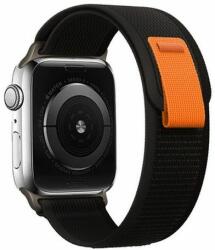 FixPremium - Curea Trail Loop pentru Apple Watch (42, 44, 45 & 49mm), negru