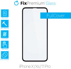 FixPremium FullCover Glass - Geam securizat pentru iPhone X, XS & 11 Pro