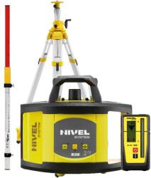 Nivel System Nivela laser rotativa Nivel System NL500 cu fascicul rosu cu trepied SJJ32 stadie LS35 (NivelSystem-NL500SJJ32LS24)