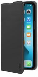 SBS - Caz Book Wallet Lite pentru iPhone 13 mini, negru