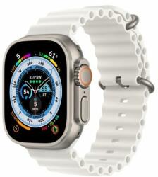 FixPremium - Curea Ocean Loop pentru Apple Watch (38, 40 & 41mm), alb
