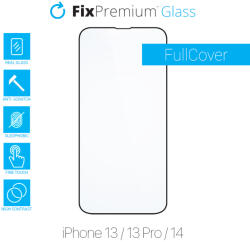 FixPremium FullCover Glass - Geam securizat pentru iPhone 13, 13 Pro & 14