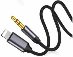 FixPremium - Lightning / Jack 3.5mm Cablu (1m), negru
