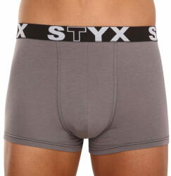  Styx Sötét szürke férfi boxeralsó sport gumi (G1063) - méret M