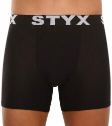  Styx Fekete long férfi boxeralsó sport gumi (U960) - méret M