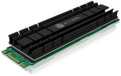 M. 2 SSD hűtő passziv fekete 5mm Raidsonic IcyBox (IB-M2HS-701)