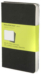 Moleskine QP313 Cahier puhafedeles sima jegyzetfüzet 9x14cm 3db (7500092000)