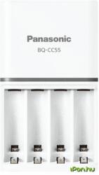 Panasonic BQ-CC55 încărcător alb + 4x1900 mAh AA (K-KJ55MCC40E)