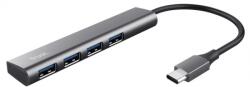 Trust 24948 Halyx USB-C To 4 Port USB-A 3.2 Gen1 Hub (24948)