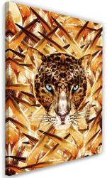 Gario Vászonkép Tigris sárga levelekben - Rubiant Méret: 40 x 60 cm