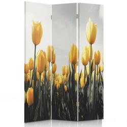 Gario Paraván Sárga tulipánok rétje Méret: 110 x 170 cm, Kivitelezés: Klasszikus paraván