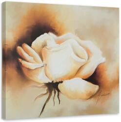 Gario Vászonkép Fehér rózsabimbó Méret: 30 x 30 cm