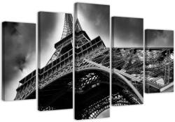 Gario Vászonkép Eiffel-torony a felhőkben - 5 részes Méret: 100 x 70 cm